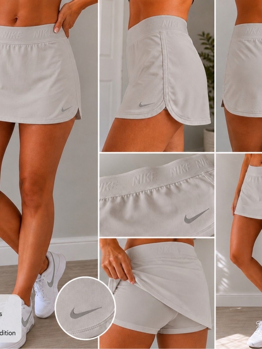 Nike Light Beige Athletic Skort